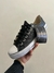 Converse 23 - All Star - Tênis Clássico de Couro Sintético Glitter Preto - 6001GL-PT