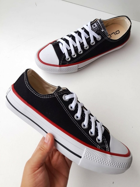Old Star 23 - Star - Tênis de Lona Clássico Preto - TS290PT
