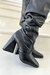Kafifa Shoes 22 - Casey - Bota Over The Knee Salto Triângulo Preto - Z22467PT na internet