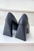 Kafifa Shoes 22 - Nikki - Scarpin Salto Triângulo Preto - Z22610PT - Kafifa Fashion