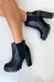 Kafifa Shoes 22 - Thassia - Bota Ankle Boot com Elástico Salto Tratorado Preto - Z22642PT