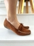 Kafifa KP. 23 - Tamires - Mocassim com Lacinho Marrom - BQ113MA - Kafifa Fashion