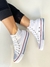 Star 23 - Tênis Clássico Botinha Cano Alto Branco Vermelho - J52ABR - Kafifa Fashion