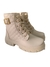 Stilo Rosé 24 - Nina - Bota Infantil Metalassê e Fivela Off White - 12552OF