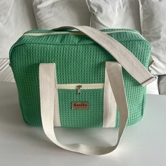 BOLSO MATERNAL EXTRA GRANDE VERDE - comprar online