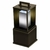 Balizador Retrô 70x32x32cm Metal e Vidro Metaldomado 5631G