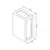 Arandela Kitte 12x8x5cm Metal e Vidro Metaldomado 5721 - comprar online