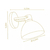 Arandela Madelustre Viena 22x20x23cm Castanho Preto e Dourado 3089 - comprar online