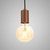 Pendente E27 Cobre Itamonte 136/6 - Ilumilar Lustres