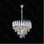 Pendente Redondo Cromado/Escovado Cristais Transparentes Ø40cm A29cm Sindora DCD06605 - comprar online