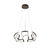 Pendente Nordecor Misa 62W 3000K Marrom 2086