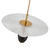 Imagem do Pendente LED Sowa 3000K 10W Bivolt Ø40cm Preto e Dourado Fosco Nordecor 2579