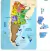 Mapa de Argentina Encastre de Madera en internet