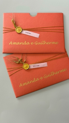 Convite Amanda e Guilherme na internet