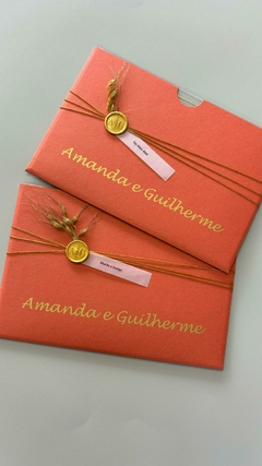 Convite Amanda e Guilherme - comprar online