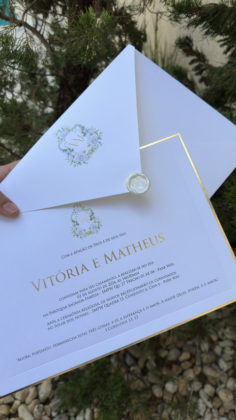 Convite Vitória e Matheus - comprar online