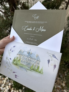 Convite Camila e Mario - SC Convites e Gifts Personalizados