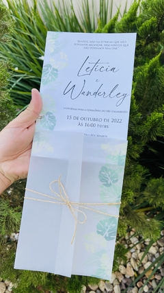 Convite Leticia e Wanderley - loja online