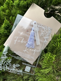 Convite Fabiane e Kaique na internet