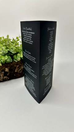 Cardápio triangular - comprar online