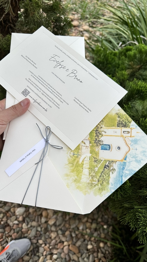 Convite Evelyse e Bruno