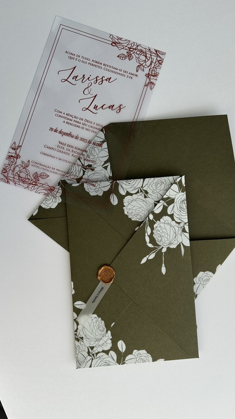 Convite Larissa e Lucas - comprar online