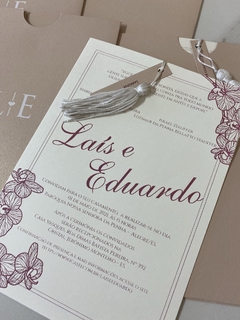 Convite Lais e Eduardo na internet