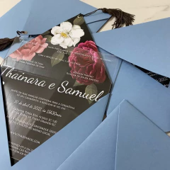 Convite Thainara e Samuel - SC Convites e Gifts Personalizados