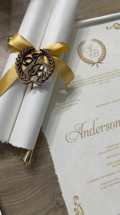 Convite Anderson e Betina na internet