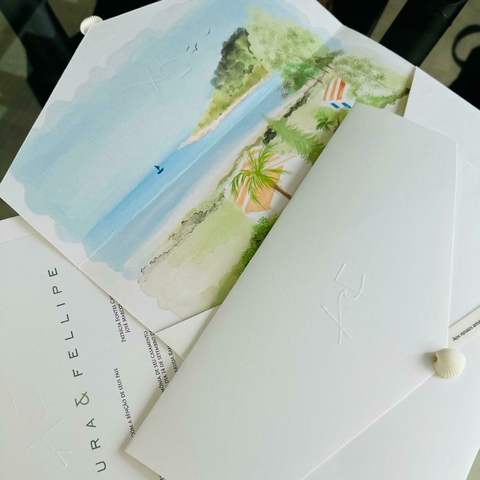 Convite Ana Laura e Fellipe