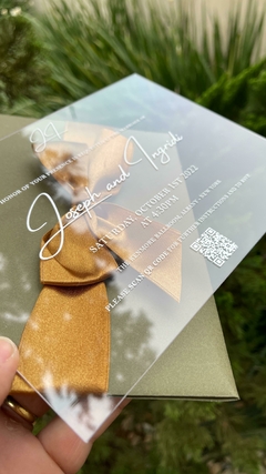 Convite Joseph e Ingrid - SC Convites e Gifts Personalizados