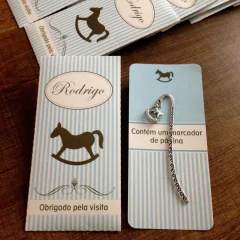 Marcador de Livro CAVALINHO DE BALANÇO .:. Embalagem Personalizada. na internet