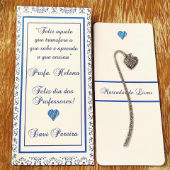 Marcador de Livro CORAÇÃO RENDADO .:. Embalagem Personalizada. - comprar online