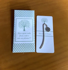 Marcador de Livro ÁRVORE DA VIDA .:. Embalagem Personalizada. - Carolinda