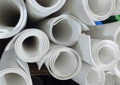 Imagen de Planchas Goma Eva Blanco/Negro 100x130cm 3mm Cosplay/Manualidades