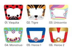 Máscaras Protección Facial - Diseños Infantiles - comprar online