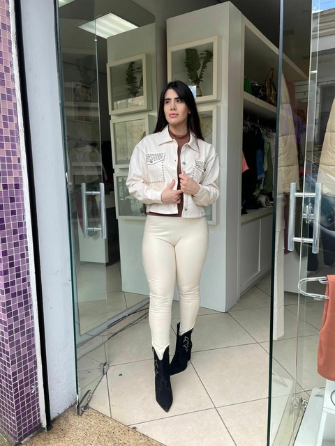 Calça couro legging - comprar online