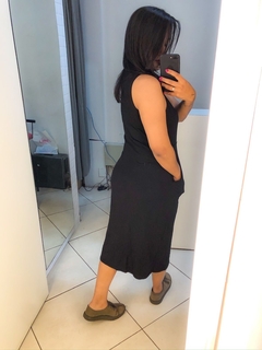 Vestido regata preto - comprar online