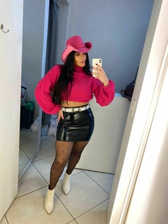 Blusa tricot Maya pink - comprar online