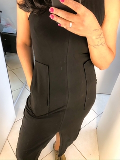 Vestido regata preto