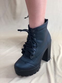 bota coturno preta - comprar online