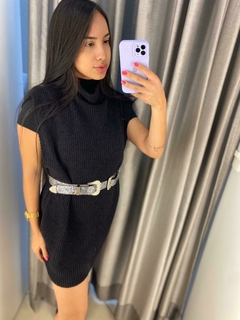 colete mousse preto - loja online