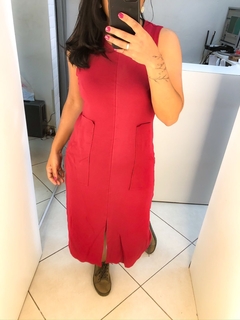 Vestido regata marsala - loja online