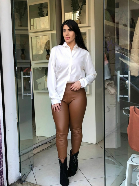 Calça couro legging - comprar online