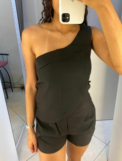Conjunto preto em alfaiataria - comprar online