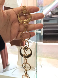 cinto dourado lua - comprar online