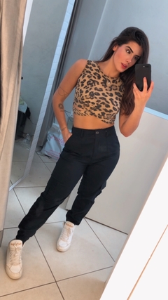 calça jogger bolso cargo preta - loja online