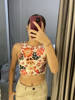 Cropped estilo farm