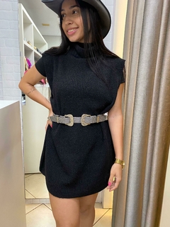 colete mousse preto - comprar online