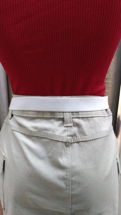 Cinto duas fivelas branco - Closet's - moda feminina moda blogueira moda balada 